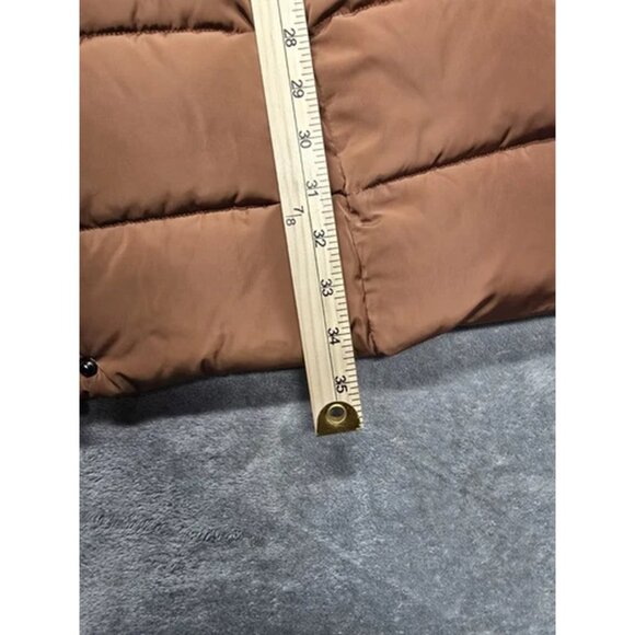 Nikki Jones Montreal Puffer Winter Jacket Womens LG Bronze Polyester K4975RF-355 - Picture 6 of 16